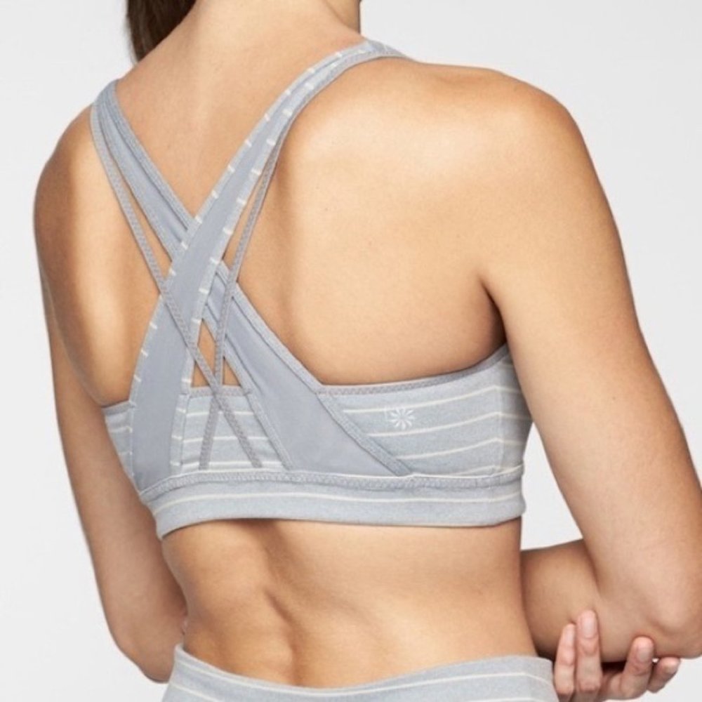 Athleta Transcendence Striped Bra